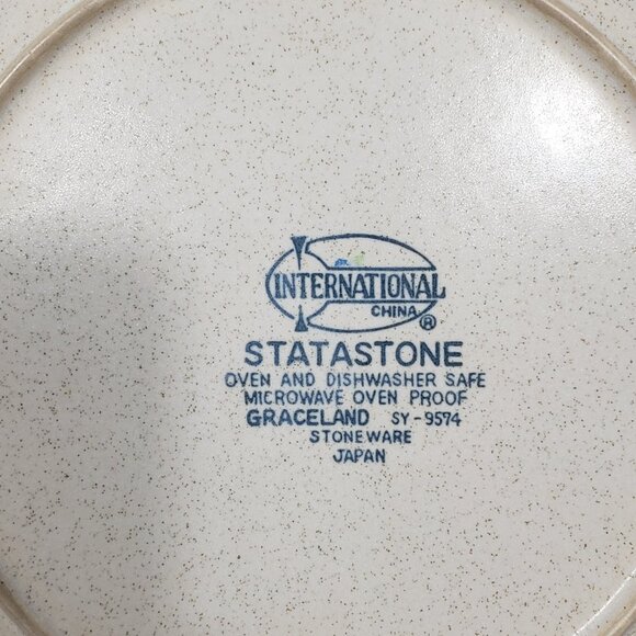 Vintage International Statastone  Graceland Pattern  Floral Dinner Plate - Picture 2 of 5